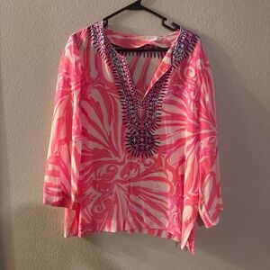 Women's Lilly Pulitzer silk top